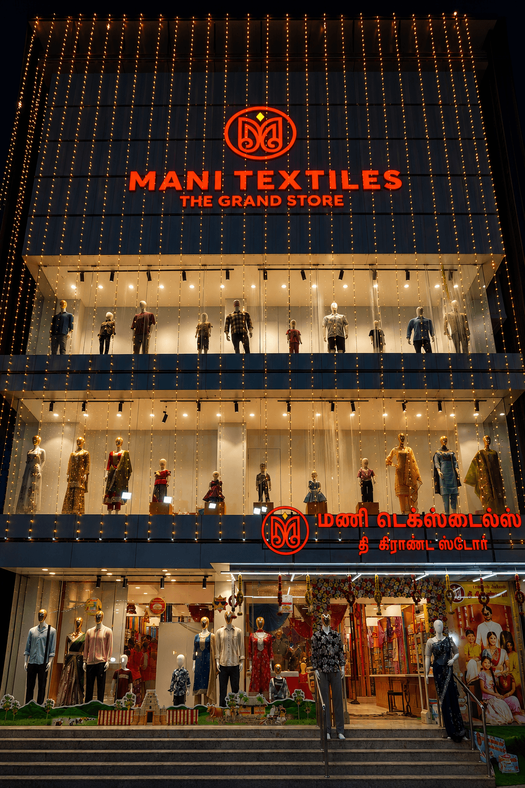 Mani Textiles showroom interior